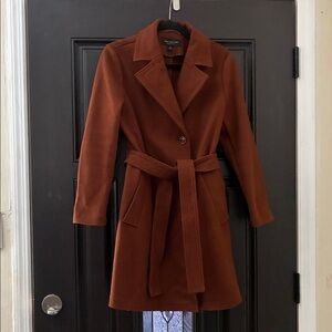 Marc New York Tan Wool Blend Coat